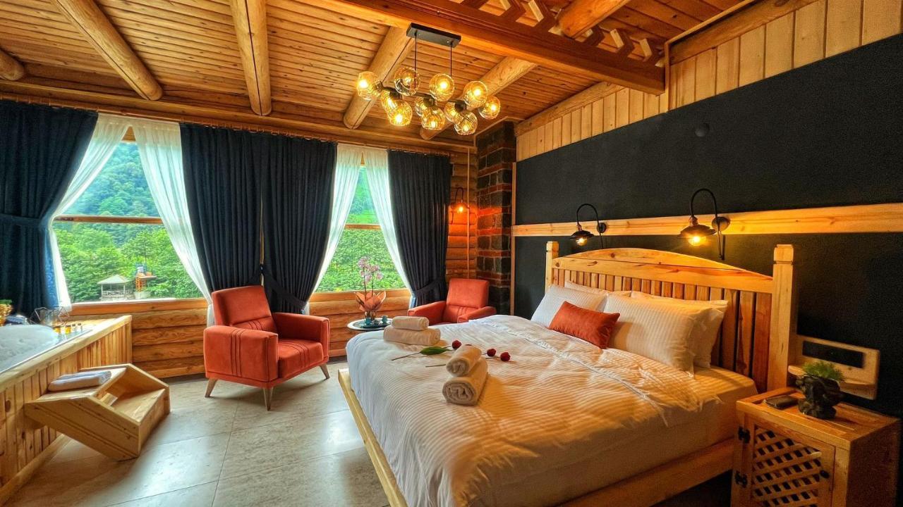 Heaven VIP Wooden Palace Bed and Breakfast Ardeşen Buitenkant foto
